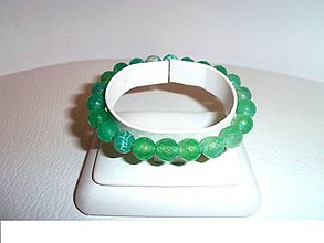 Náramky - smaragdová amazonka náramok achát - 6436400_