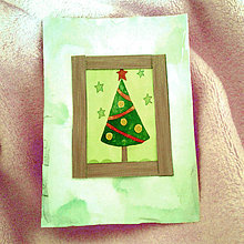 Papiernictvo - Vianočná recy pohľadnica (1) - 6439662_