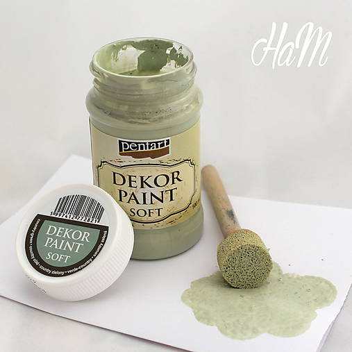 Farby-laky - Dekor Paint Soft 100ml - country zelená - 6441907_