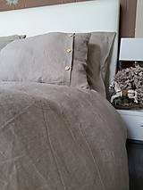 Úžitkový textil - Ľanové posteľné obliečky Fresh Nature (140x200, 70x70 cm) - 6441368_