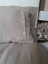 Úžitkový textil - Ľanové posteľné obliečky Fresh Nature (140x200, 70x70 cm) - 6441372_