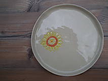 Nádoby - Tanier dezert Malé slnko 21cm - 6445222_
