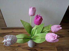 Dekorácie - Tulipány ružové - 6452760_