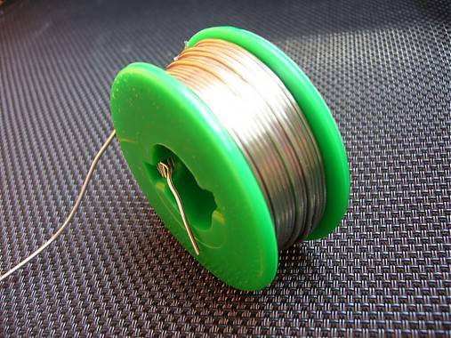 Suroviny - Bezolovnatý cín s meďou, priemer 2 mm, 100g - 6454191_