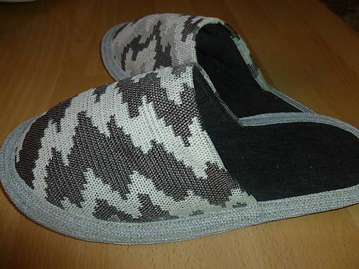 Ponožky, pančuchy, obuv - papuče  cik-cak - 6457613_