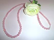 Náhrdelníky - ruženín náhrdelník dlhý - 6455330_