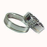 Prstene - Obrúčky z kombinovaného zlata - 6471864_