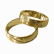 Prstene - Obrúčky, žlté zlato - 6469194_