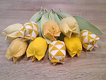 Dekorácie - Tulipány žlté - 6475787_
