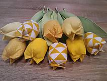 Dekorácie - Tulipány žlté - 6475790_