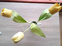 Dekorácie - Tulipány žlté - 6475794_