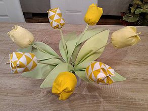 Dekorácie - Tulipány žlté - 6475786_