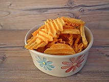 Miska chipsová Kvety 800 ml