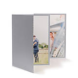 Papiernictvo - DVD obal + leporelo Silver 13x18 cm - 6482550_