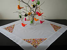 Úžitkový textil - Obrus - Oranžové tulipány - 6485874_