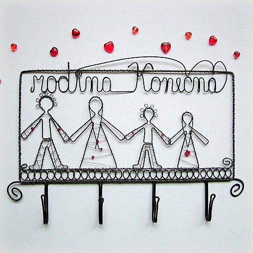 Nábytok - rodinný vešiak - 6505748_