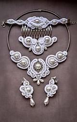 Sady šperkov - Pearl wedding - náušnice + náhrdelník - 6505860_
