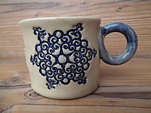 Nádoby - Šálka Hviezda ornament 2 dcl - 6512188_
