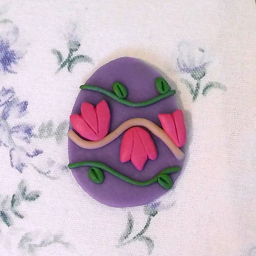Magnetky - Kraslica - FIMO magnetka (3) - 6516470_