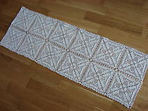 Úžitkový textil - háčkovaný obrus - 6518442_