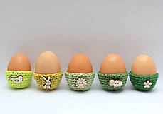 Dekorácie - Mini košíčky na vajíčka (100% biobavlna), 5 ks - 6522572_