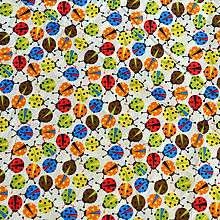 Textil - Funny ladybirds, š. 145cm - 6553431_