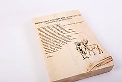 Tabuľky - Originálny darček pre poľovníkov - Motlidba k svätému Hubertovi - 6552216_