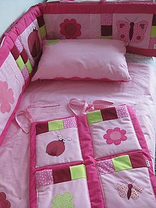 Detský textil - na ružovej lúke... - 6560739_