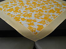 Úžitkový textil - Obrus - Žlté listy I - 6564134_