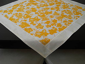 Úžitkový textil - Obrus - Žlté listy II - 6564151_