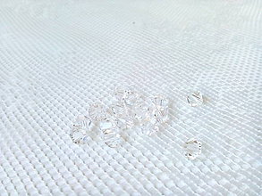 Korálky - Swarovski bicones 6mm - Crystal - 6574219_