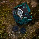 Sady šperkov - Vintage Love - sada hodiniek a náušníc - 6574997_