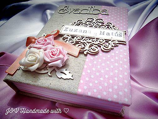 ♡ Romantický ♡ zápisník pre nevestičku ♡