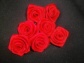 Galantéria - Saténová ružička priemer - 6598500_