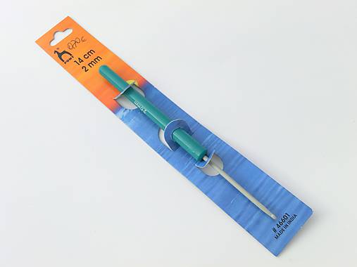 Galantéria - Plastový háčik 14 cm - 2 mm - 6607041_