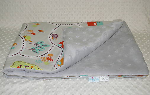 BABY deka s cestičkou a autíčkami