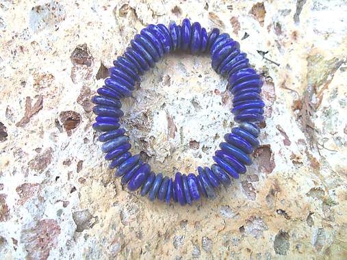 Náramky - lapis lazuli náramok  - 6613129_