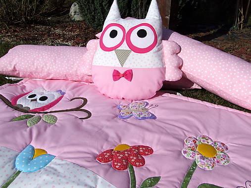 Detský textil - Ružová súprava pre dievčatko - 6611785_