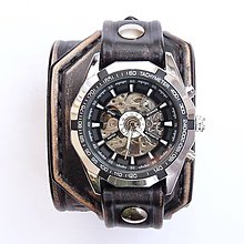 Náramky - Pánske kožené hodinky s venovaním I - 6615135_