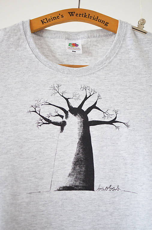  - Dámske tričko Baobab, šedé, L - 6619880_