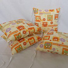Detský textil - Oranžová sova - 6630949_