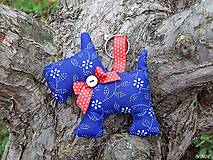 Prívesok - modrý psík