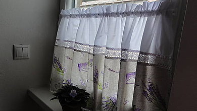 Úžitkový textil - Záclonky do okna - 6633501_