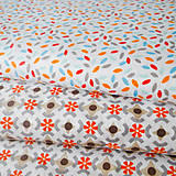 Textil - farebné kruhy; 100 % bavlna, šírka 160 cm, cena za 0,5 m - 6636404_