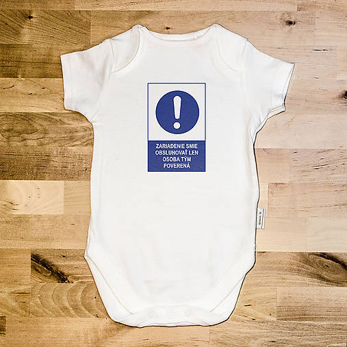 Detské oblečenie - Zariadenie sme obsluhovať len poverená osoba - 6639331_