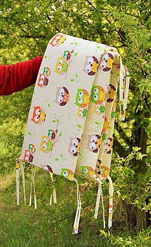 Detský textil - Hniezdo do detskej postieľky na želanie - 6642617_
