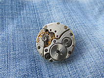 Brošne - Brož ze starých hodinek,steampunk, originální brož - 6642456_