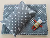 Úžitkový textil - WHITE and GREY návliečky na posteľ bavlna De Luxe Star - 6649490_