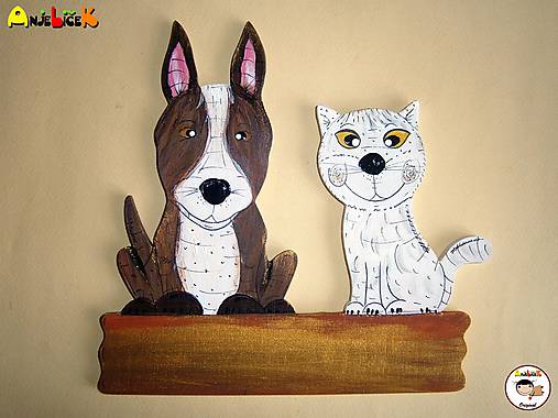 Menovka - psík a mačička