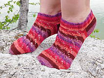 Ponožky, pančuchy, obuv - členkové Hot - socks s pravej ponožkovej (v.37-38) - 6658656_